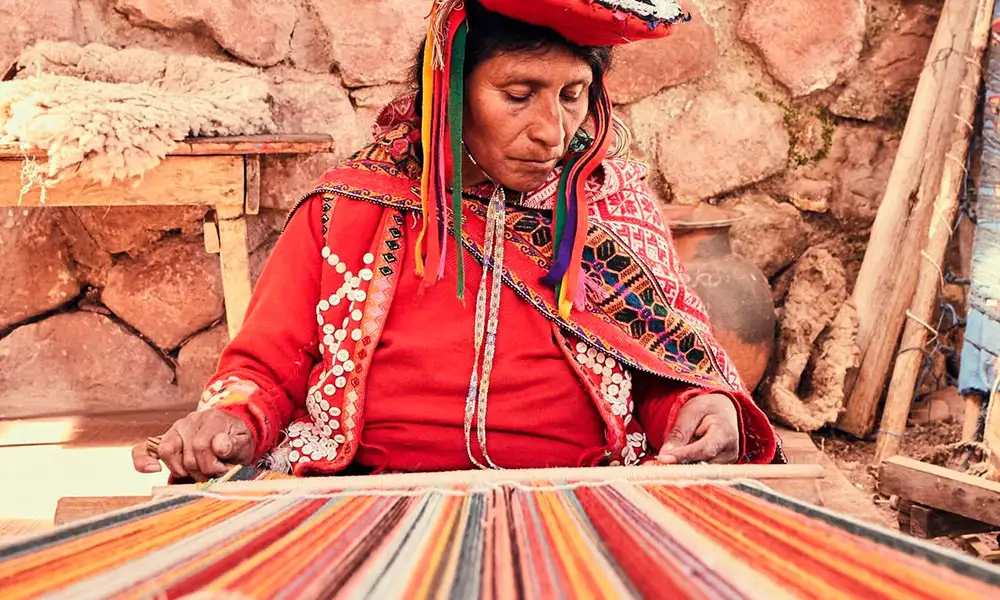 Tour Textilería Chinchero desde Cusco