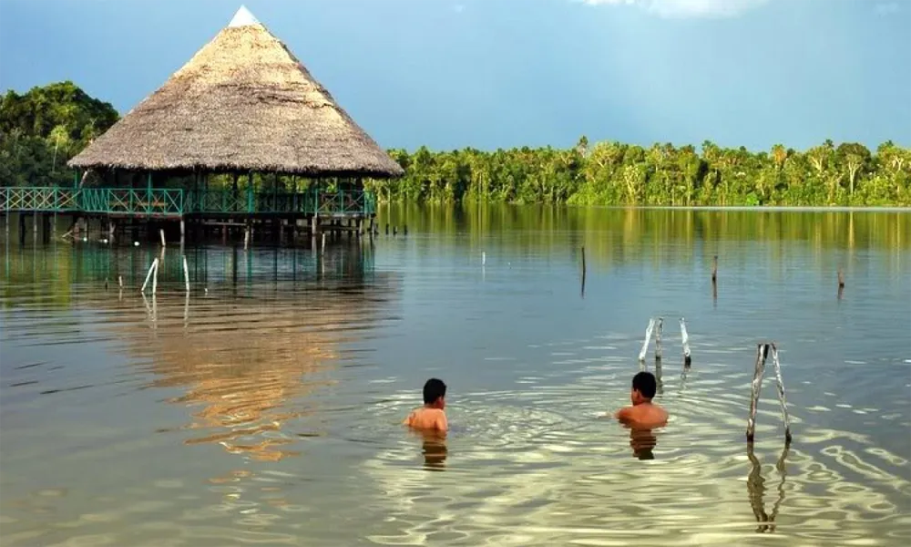 Lake Quistococha in Iquitos